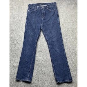 Cabelas Jeans Womens Size 8 Long Straight Leg Blue Denim Mid Rise 924754D